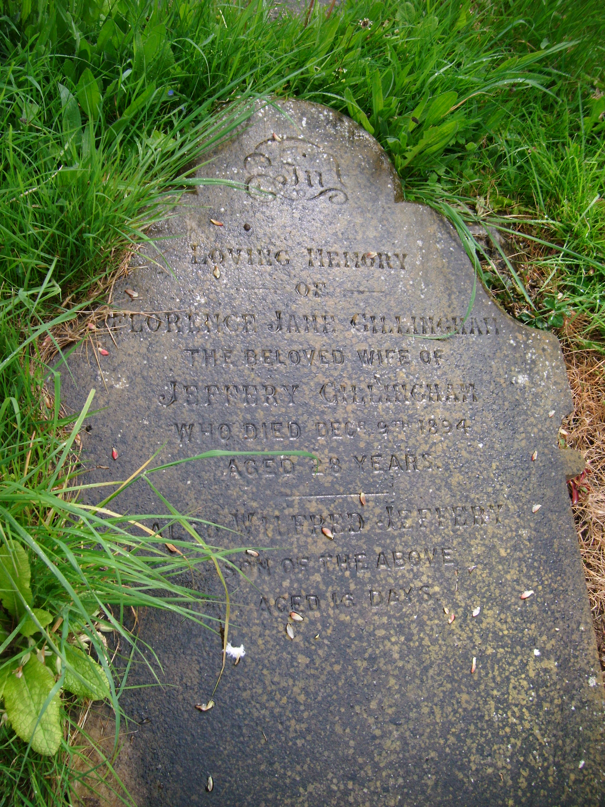 Florence Jane Gillingham's Grave
